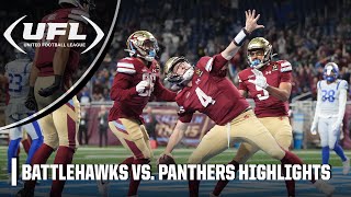 St Louis Battlehawks vs Michigan Panthers  UFL Highlights [upl. by Rifkin]