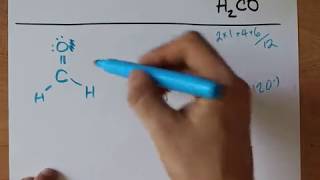 Lewis Structure VSEPR for H2CO [upl. by Ailefo]