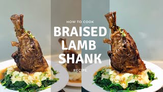 Oven Braised Lamb Shank Recipe [upl. by Beutler]