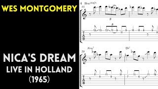 Wes Montgomery  Nicas Dream Transcription Live 1965 [upl. by Babs]