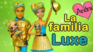 La familia LOL Luxe juega escondido con la bebé Andre jugando con muñecas lol y juguetes [upl. by Koal570]