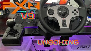 PXN V9 Steering Wheel UNBOXING [upl. by Nairbal613]