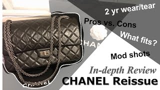 THOROUGH Chanel 255 Reissue Bag 226 Review [upl. by Annairdna201]