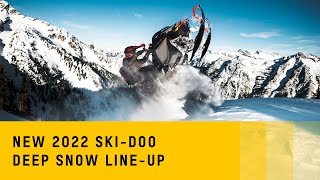 Discover the all new 2022 SkiDoo Deep Snow Lineup [upl. by Naes]