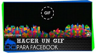 Como Crear Gif Animados para Facebook [upl. by Aynam]