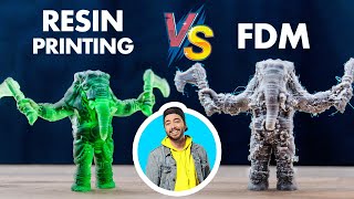 RESIN PRINTING VS FILAMENT PRINTING  WHICH IS BETTER [upl. by Aicirtel]