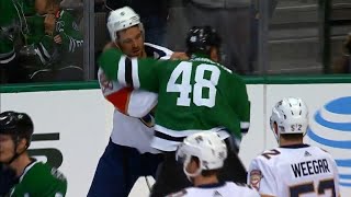 Stars vs Panthers erupts with six fights 138 combined penalty minutes [upl. by Yehtomit]