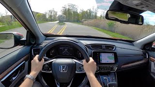 2020 Honda CRV Touring AWD  POV Review [upl. by Palocz]