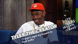 Tyler The Creator Wears Boxers In Late Nights Coldest Theater [upl. by Jordison748]