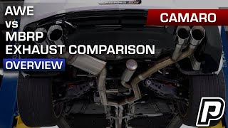 20162021 Camaro SS amp ZL1  AWE amp MBRP Exhaust Comparison [upl. by Eimarej]