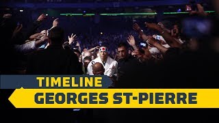 Timeline Georges StPierre  MMA Fighting [upl. by Eelir]