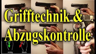 Kurzwaffe Grifftechnik und Abzugskontrolle Pistole [upl. by Calva]