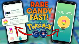 HOW TO GET RARE CANDY in POKEMON GO shorts [upl. by Lalittah]