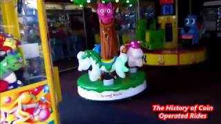 2010s Coin Operated Carousel Kiddie Ride  Pony Trekking Adventure [upl. by Nichani858]