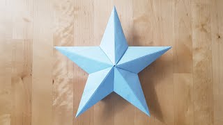 How to Make Origami Star 3D [upl. by Quincey332]