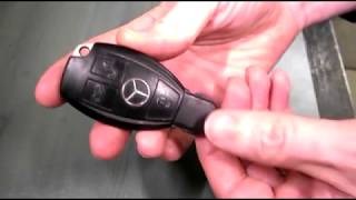 Mercedes Benz Key Fob Battery Replacement [upl. by Pricilla]