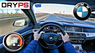 BMW 530d F10  TOP SPEED DRIVE ON GERMAN AUTOBAHN  POV [upl. by Hachmann]