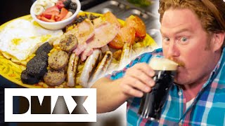 Casey Webb VS The Guinness Irish Food Challenge  Man V Food [upl. by Digdirb]