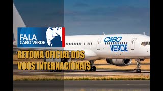 RETOMA OFICIAL DOS VOOS INTERNACIONAIS [upl. by Ibib295]