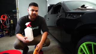 HOW TO PREP A CAR FOR VINYL WRAP STEP 1 [upl. by Anthony]