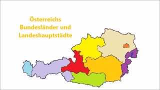 Österreichs Bundesländer und Landeshauptstädte [upl. by Behka]