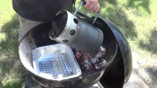 How To Set Up A Charcoal Grill For Smoking [upl. by Anerdna]