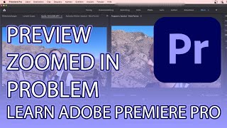 Preview Zoomed In Problem Does Not Match Source  Adobe Premiere Pro [upl. by Grazia]