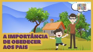 História Infantil Evangelística Ilustrada OBEDEÇA AOS PAIS 👨‍👩‍👧‍👦 ministerioinfantil [upl. by Swainson]