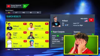 YouTubers in FIFA 22 😱 KSI Dream MrBeast [upl. by Dore43]