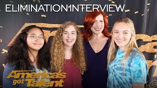 Elimination Interview Voices Of Hope Childrens Choir Thank Their Fans  Americas Got Talent 2018 [upl. by Kyle612]