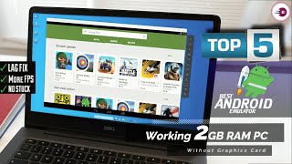 Top 5 Lightweight Android Emulators for 2GB RAM PCs  Smooth Performance [upl. by Nnylrefinnej]