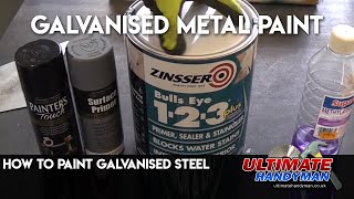 How to paint Galvanised steel [upl. by Delwyn]