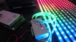 How to Build an LED Display 1 Basic Wiring and Setup WS2801 LEDs [upl. by Thedrick877]