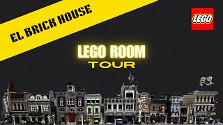 Brick House Lego Room Tour [upl. by Eleaffar]