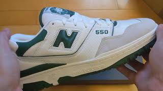 UNBOXING New Balance 550 Green  Are these just as good as the Aime Leon Dore x NB 550s Lowheat [upl. by Megargee681]