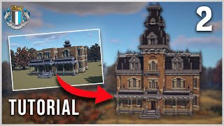 Minecraft  Haunted Second Empire Mansion Tutorial  Part 2 [upl. by Duston]