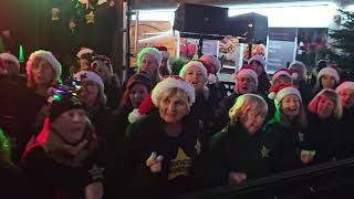 WHAT CHRISTMAS MEANS TO ME Rock Choir at Birkdale Lights Switch On 1st December 2024 [upl. by Aikim]