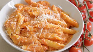 Rose Pasta Recipe  Pink Sauce Pasta  Creamy Tomato Pasta [upl. by Aeki]