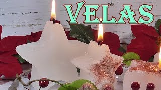 Cómo hacer velas caseras aromáticas Velas con moldes [upl. by Pelletier]