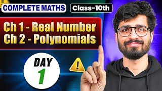 Class 10 Maths  Day 1  Real Numbers amp Polynomials  Class 10  Alakh Pandey  Ritik Sir [upl. by Eednas]