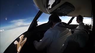 turbulence in flight cockpit view [upl. by Zoa]