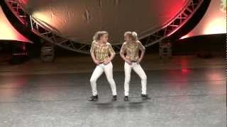 Morgan and Madison Mallum  Traditional Clogging Duet [upl. by Nanni]