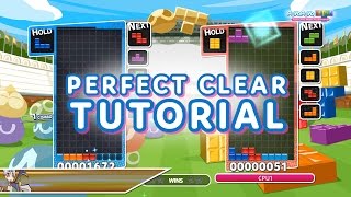 Puyo Puyo Tetris Perfect Clear Tutorial [upl. by Beltran]