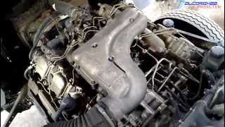 Mitsubishi Fuso 8DC11 V8 Engine View [upl. by Eilesor611]