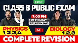 Class 8 Annual Exam  Physics Chapters 1234  Biology Chapters  123  Xylem Class 8 [upl. by Ahsiela]