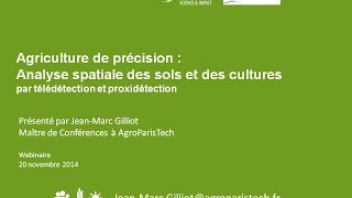 Agriculture de précision  Analyse spatiale des sols par télédétection [upl. by Euh]