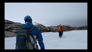 Hiking Folgefonna Glacier  NORWAY [upl. by Acirt]