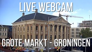 live webcam  Grote Markt  Groningen  the Netherlands [upl. by Ofori]