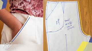 TROUSER SIDE POCKET PATTERN TUTORIAL PATTERN TESTING INC  KIM DAVE [upl. by Kenn]