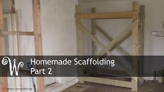 Homemade Scaffolding Tower  Part 2 [upl. by Sholom]